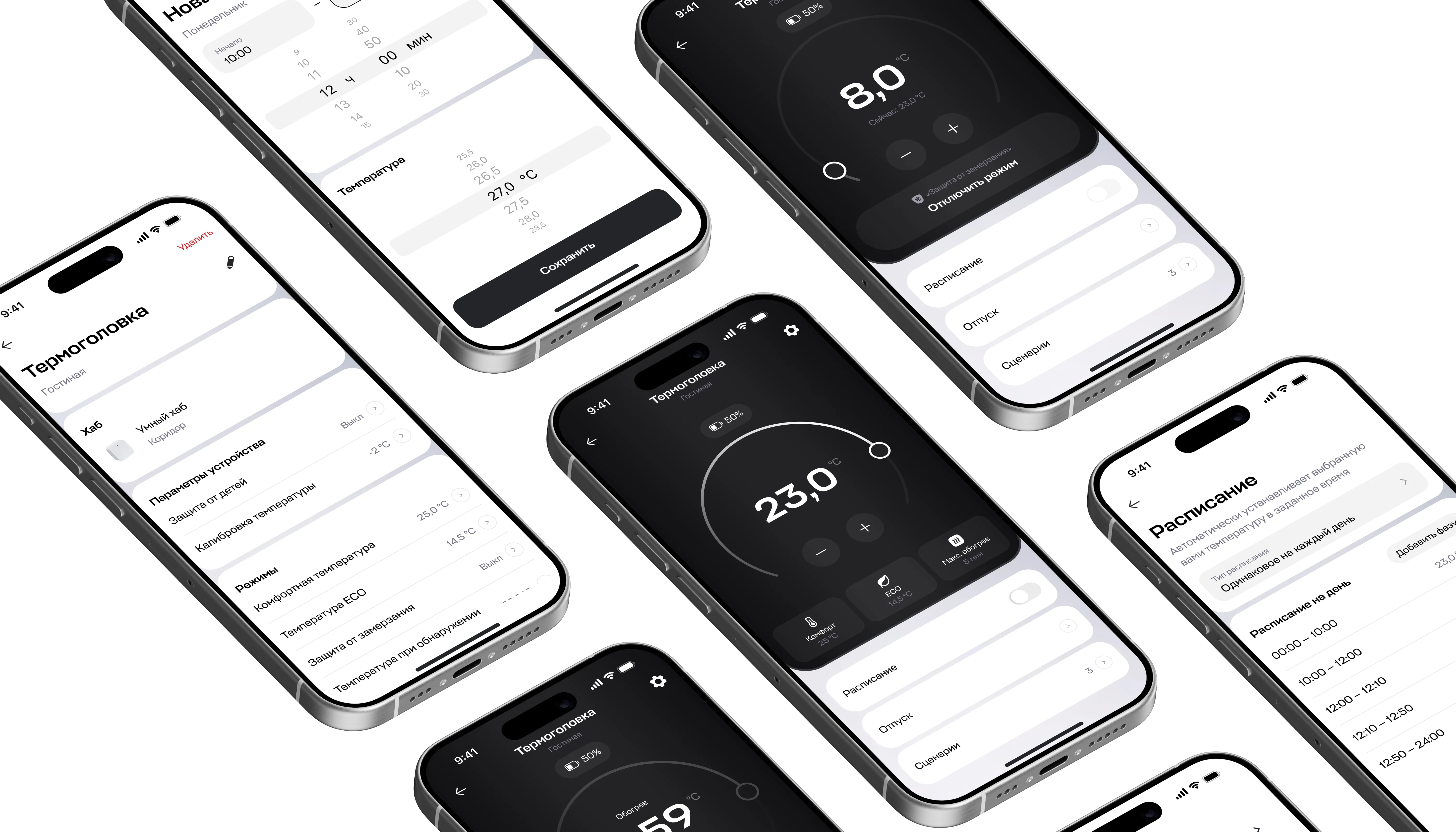 Сценарии терморегулятора EKF Connect Home